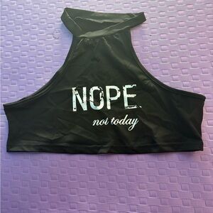 Black Graphic Women's Top